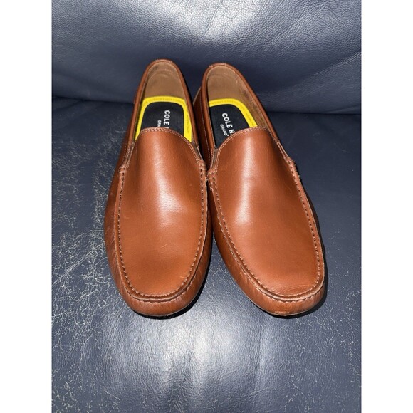 Cole Haan Other - Cole Haan Grand+ Venetian Drivers Men's 11 Leather Loafers Brown NWOB
